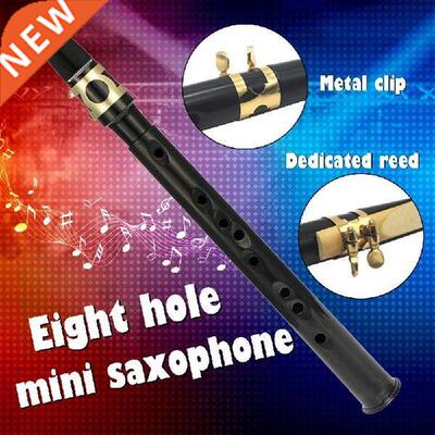 8-Hole Mini Pocket Saxophone ABS Mouthpiece Mini Sax
