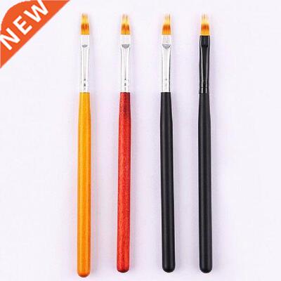 Nail Art Brush High Durability Ergonomic Handle Copper Nail