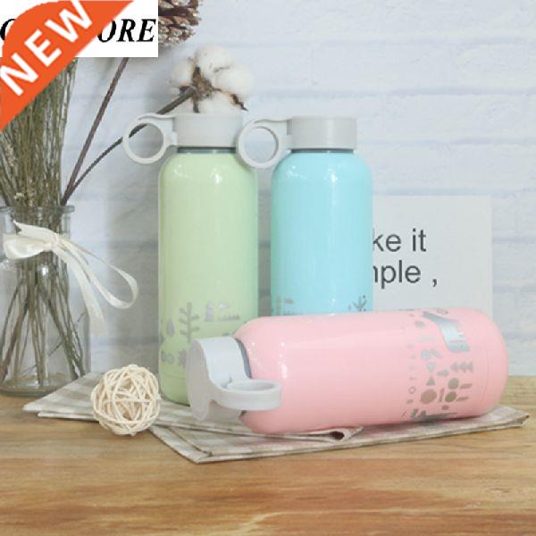 320ml Glass Water Bottle with Handgrip Outdoor Portable