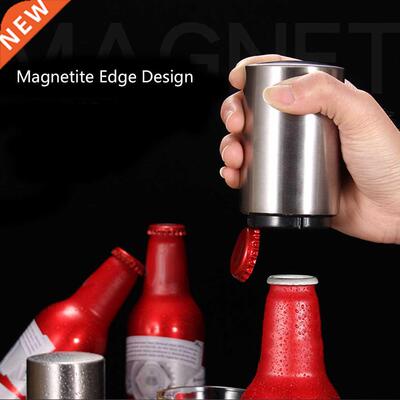 Beer Bottle Opener Stainless Steel Bottle Cap Remover Push
