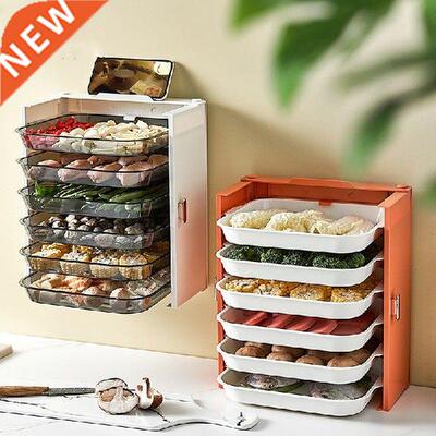 Kitchen Preparation Plate Organizer 6-Layer Cooking Dishes