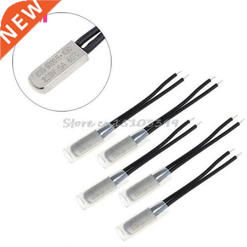 5Pcs KSD9700 5A 250V Degrees Celsius Thermostat Control Temp