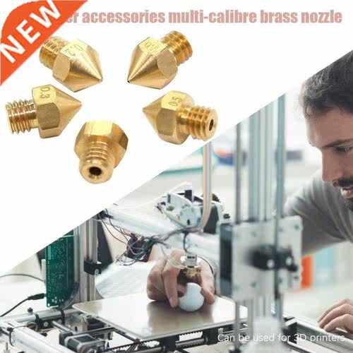 Extruder Threaded Brass Nozzle 3D Printer Parts Print Head 0
