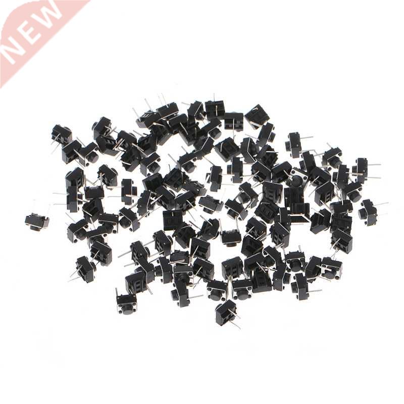 100 Pcs 6x6x5mm 2 Pin Micro Momentary Push Button Tactile Sw