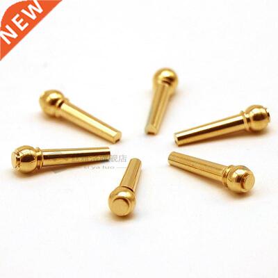 6 Pieces/lot Guitar St Nail Metal Acoustic Guitar Bridge Pin