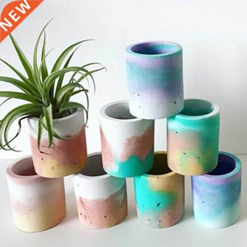 Succulent Plants Pot Concrete Mold 4 Holes Handmade Crafts P