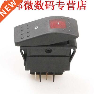 2 st Rode LED OFF/ON Boot Tuimelschakelaar RK1-06 Met Rubber