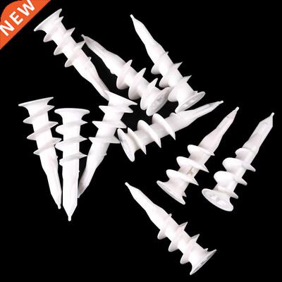 *10pcs Drywall Nylon Rbbed Anchor; Self Drllng Wall Drywa