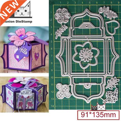Flowers Christmas Gift Box Bag Die Scrapbooking New Arrival