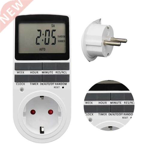 Electronic Digital Timer Switch EU US FR BR Plug Kitchen Tim