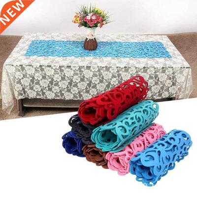 Rectangle Felt Table Runners Modern Hollow Out Table Home