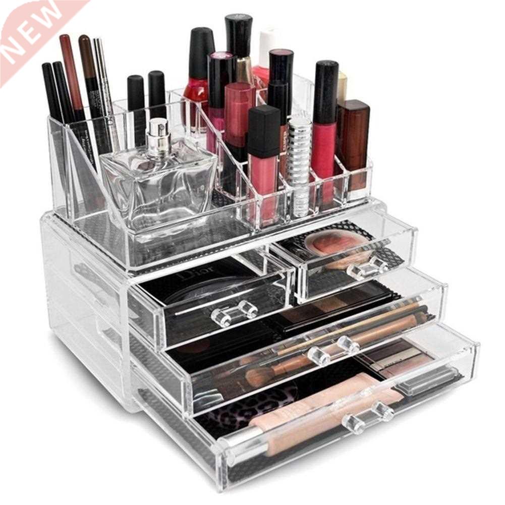 Plastic Desktop Makeup Organizer Cosmetic Drawer Storage