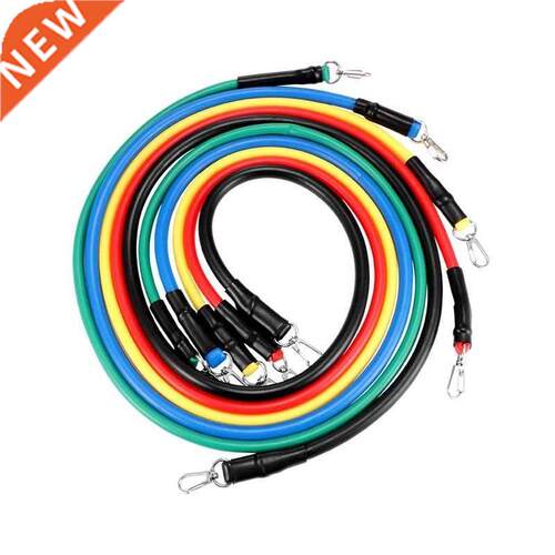 11Pcs Resistance Bands Set Expander Yoga Exercise Fitness Ru