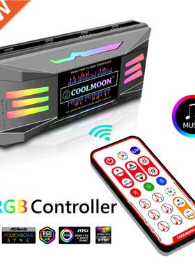 COOLMOON GB Controller 4Pin PWM 5V 3Pin GB Cooling Fan S