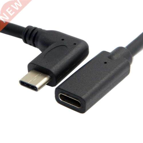 90 Degree Right Angle US 3.1 Type C Male To Female Extensi