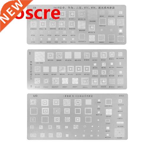pcs Universal BGA Reballing Stencils Kit For MTK HTC