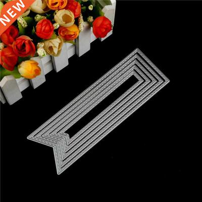 5Pcs Banner Design Metal Cutting Die Making Scrapbooking Di