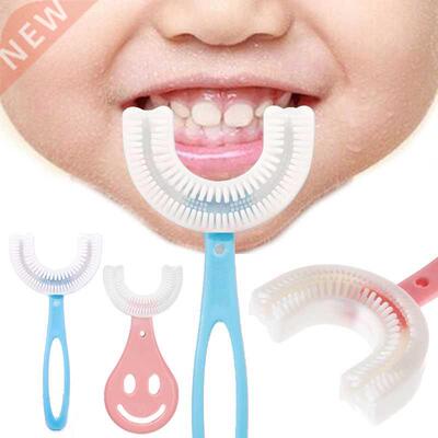 Baby Toothbrush Children 360 Degree U-shaped Child Toothbrus
