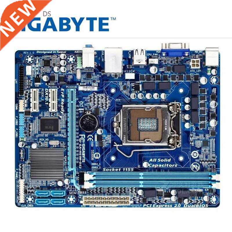 gigabyte GA-H61M-DS2 original mainboard LGA 1155 DDR H61M-D