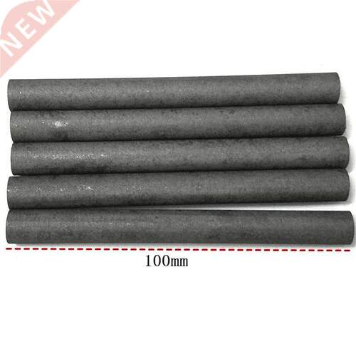 5pcs 100x10mm 99.99% Graphite Electrode Cylinder Rods ars