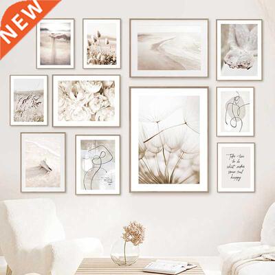 Flower Scenery Picture Home Wall Art Painting Modern Nordic