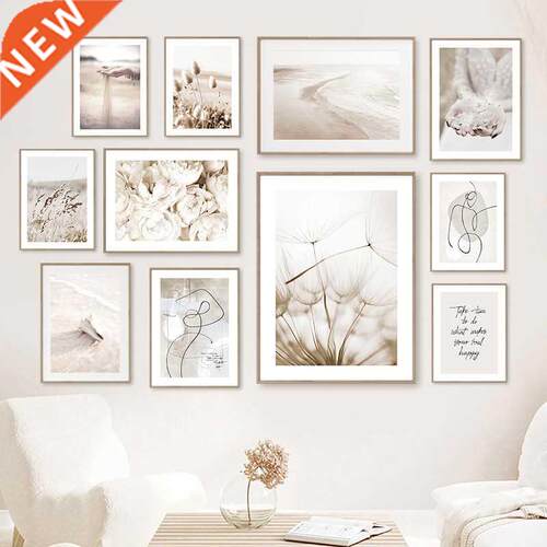 Flower Scenery Picture Home Wall Art Painting Modern Nordic