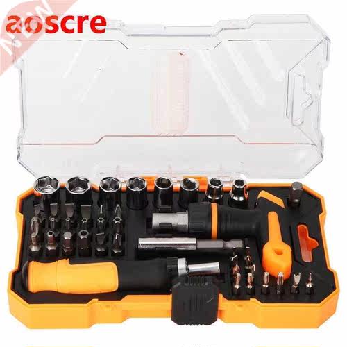 Screwdriver socket set magnetic screwdriver slot with 30 scr