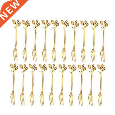 New 20Pcs Stainless Steel Flatware Fruit Fork Dinnerware