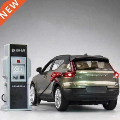 1:32 VOLVOS XC40 SUV Charging Pile Alloy Off-road Diecast Mo