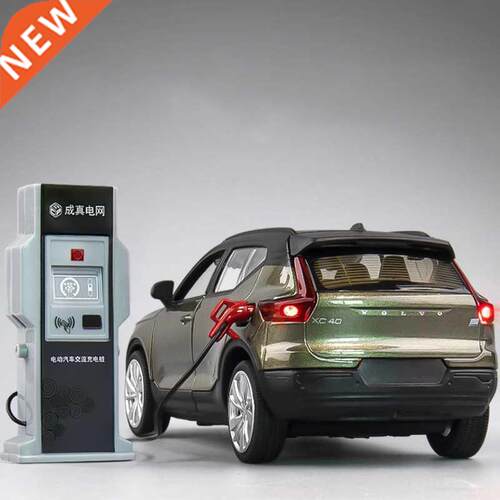 1:32 VOLVOS XC40 SUV Charging Pile Alloy Off-road Diecast Mo