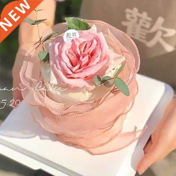 Colorful Fishtail Yarn Ribbon Gift Cake Baking Packaging