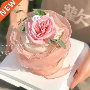 Gift Packaging Yarn Colorful Ribbon Baking Fishtail Cake