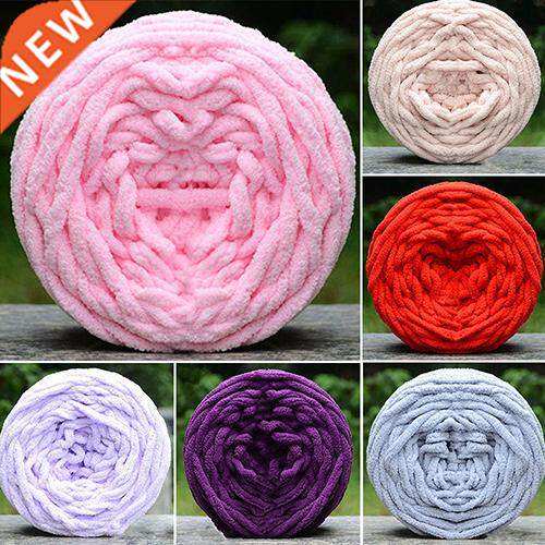 100g/Ball Super Thick Yarn Soft Polyester Yarns Large Yarn