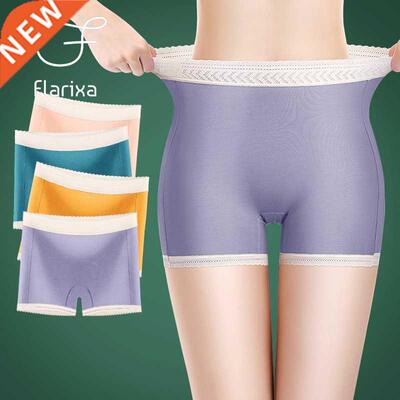 Flarixa Seamless Women	s Shorts Mid Waist Comfortable
