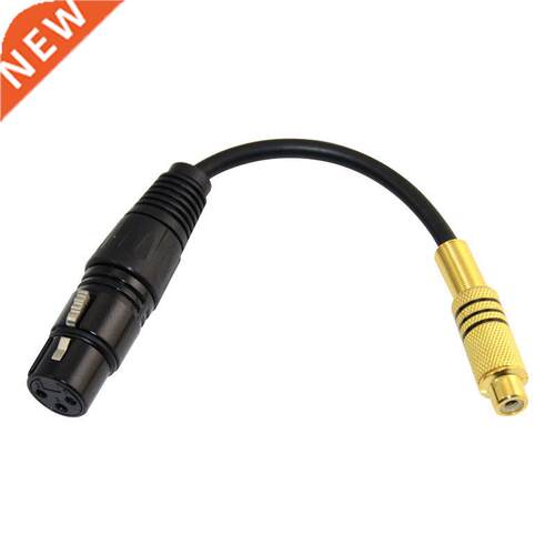 3Pin XLR Female to single phono RCA Female coaxial shield ca