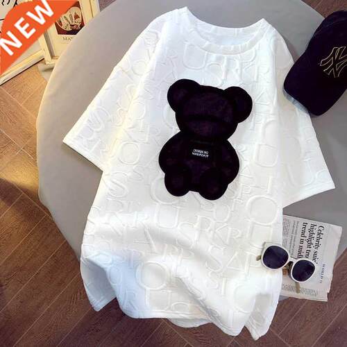 Women's T-shirts Harajuku Girls Plus Size Tops Letter Jacqua
