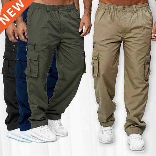 Men's pants big pockets cargo pants