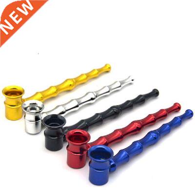 Bamboo Shape Long Tobacco Stems Smok Metal Pipes Portable
