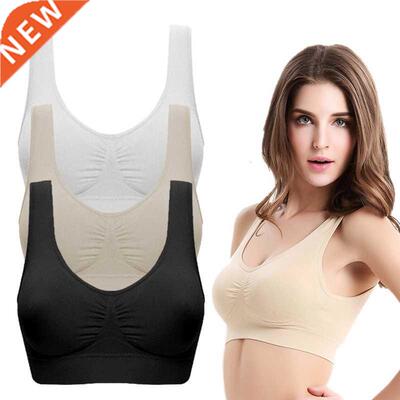 Women Bra Yoga Sports Underwear Push Up Bralette Vest Top Br