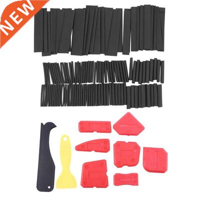 127 Pcs Black Glue Weatherproof Heat Shrink Sleeving Tubing