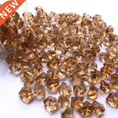 150pcs Acrylic Crystals Aquarium Fish Tank Stone Rocks Gems