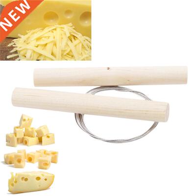 Steel Wire + Wood Cheese Cutting Tool Eco-friendly Cheese