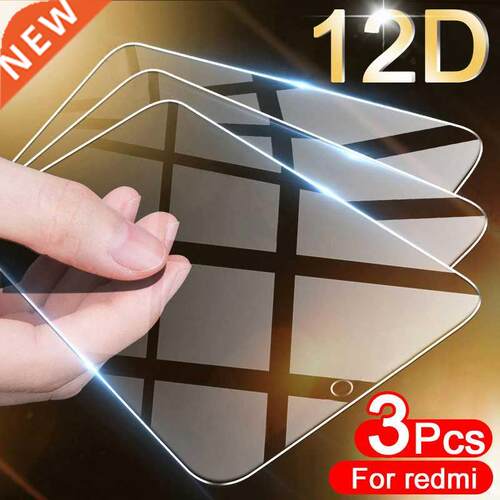 9H 3PCS Tempered Film For Xiaomi Redmi Note 10 9 8 7 Pro 9A