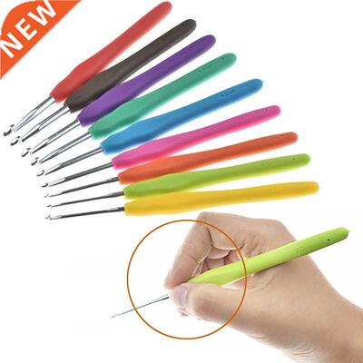 1Pcs Multicolor Plastic Metal Handle Pack Crochet Hooks