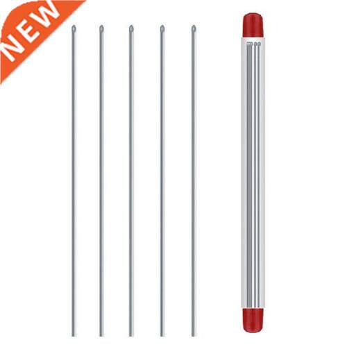 5 Pcs Stainless Steel Fishing Rigging Needle Hollow