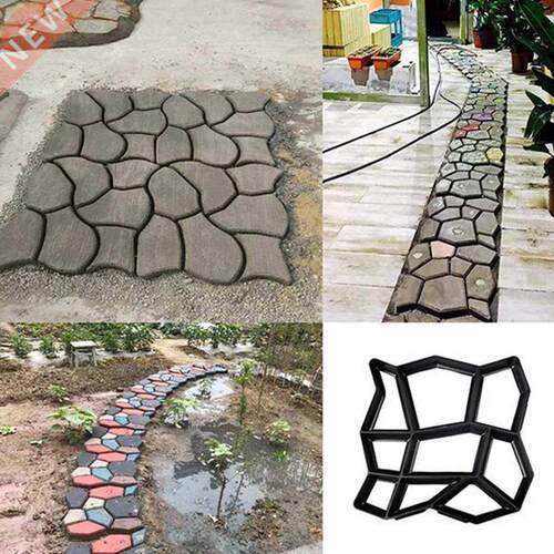 Garden Walk Pavement Mold  Manually Paving Cement Brick