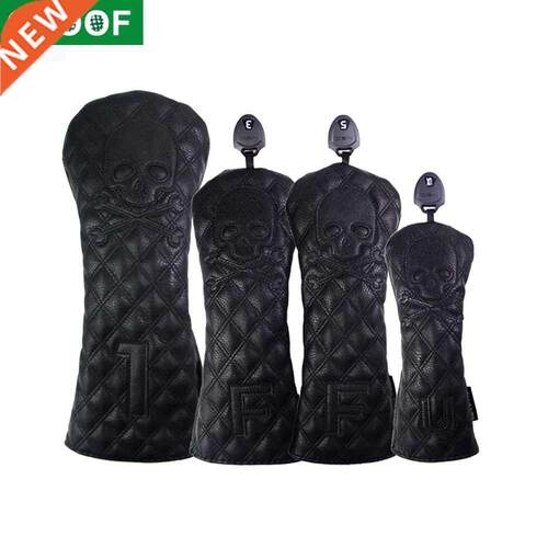 GLOOF Golf Skull Skeleton Head ver Golf Club Black Leather G