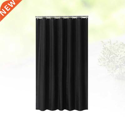 1pc Color Shower Curtain Black Waterproof Bathroom