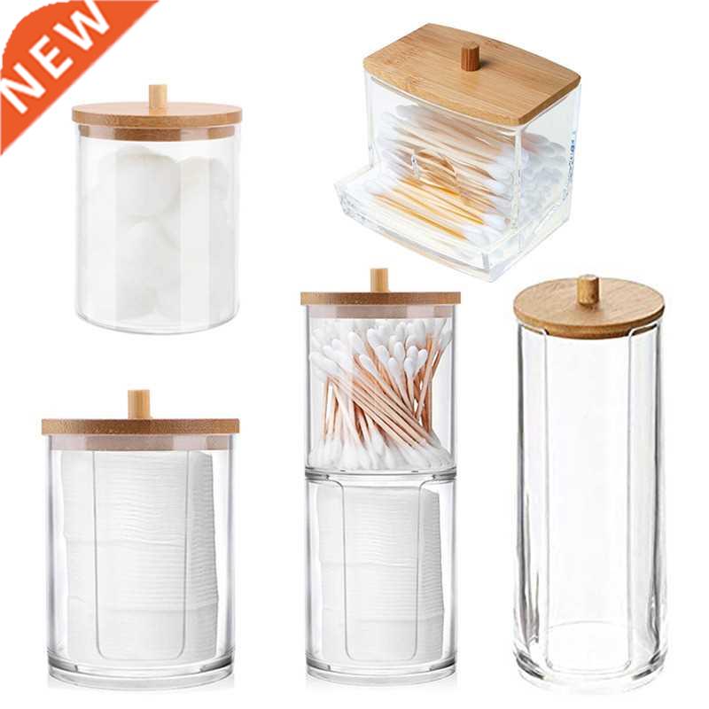 Makeup Cotton Pad Organizer Bathroom Storage Box For Cotton