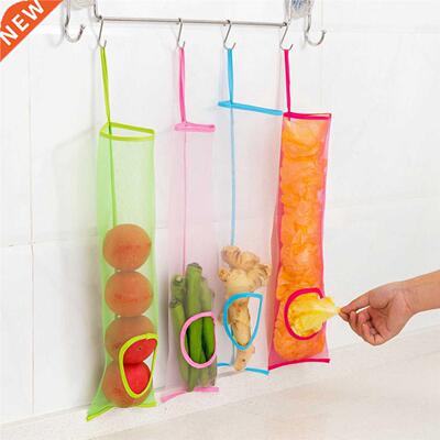 Kitchen Grocery Bags Wall Mounted Folding Hanging Style